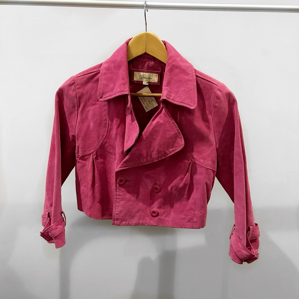 Seduction 100% Leather Cropped Jacket